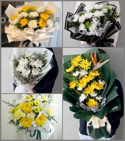 山西忻州原平市楼板寨乡荆芥村白事花束代送